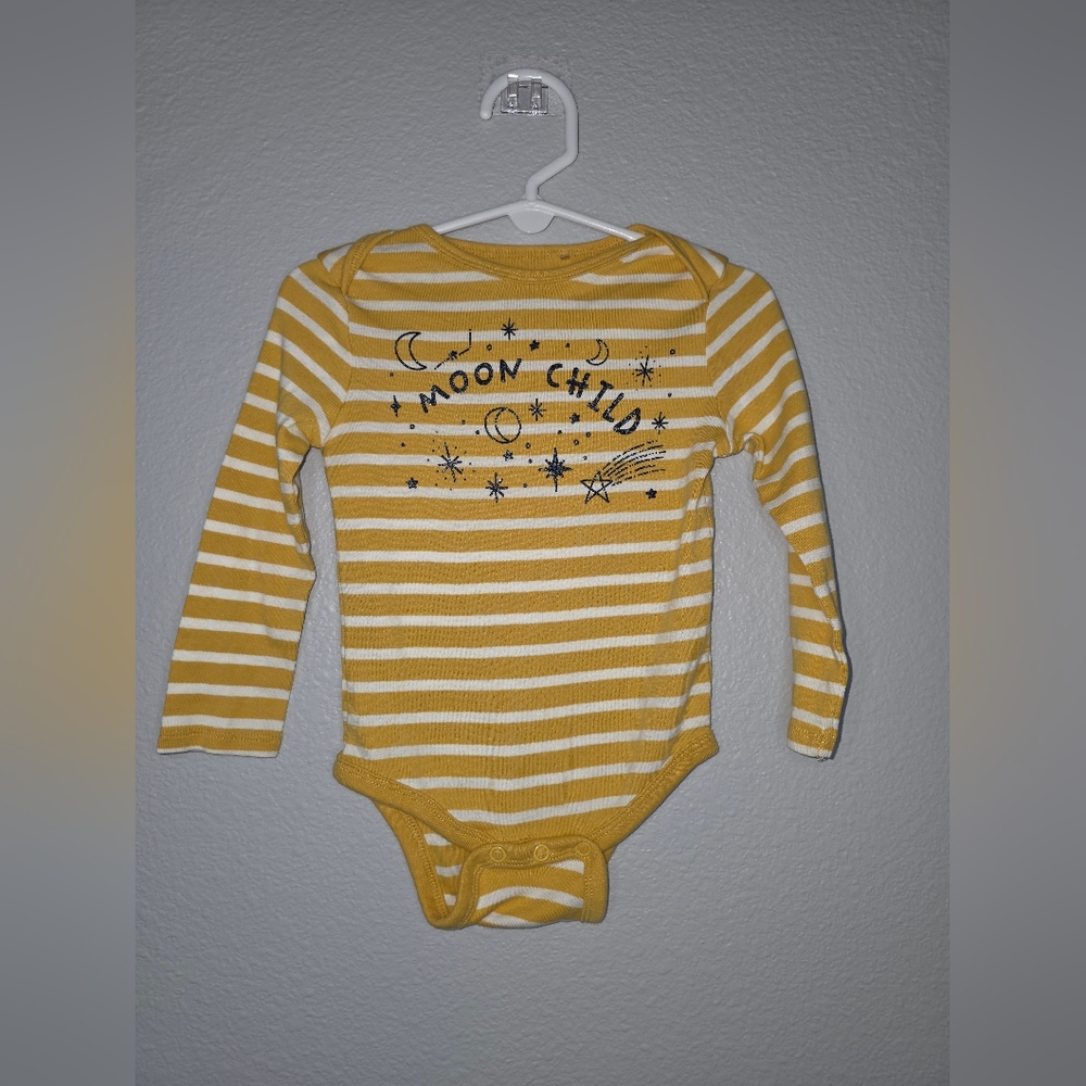 DIP Yellow Striped Moon Child Bodysuit
